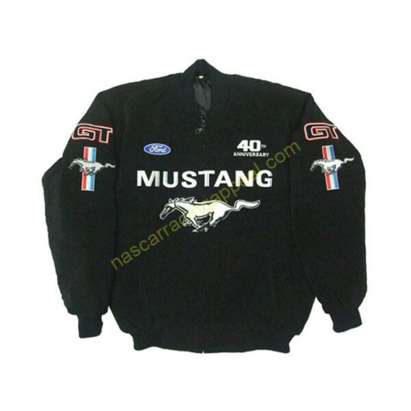 Ford Racing Jacket, Mustang 40th anniversary Coat, NASCAR Jacket,