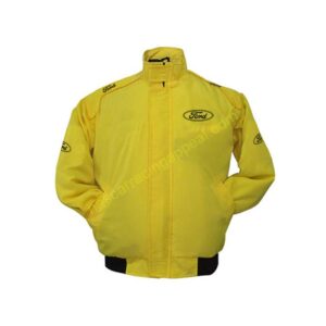 Ford Racing Jacket, Yellow, NASCAR Jacket,