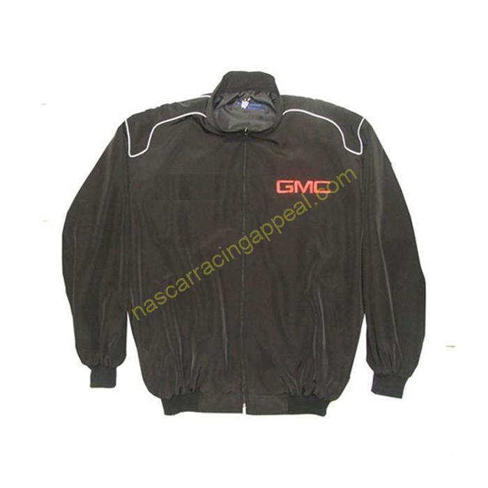 GMC Racing Jacket Black Coat, NASCAR Jacket, | NascarRacingAppeal