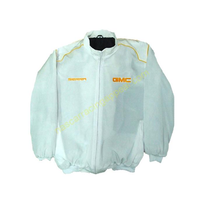 GMC Sierra Racing Jacket White NASCAR Jacket, | NascarRacingAppeal