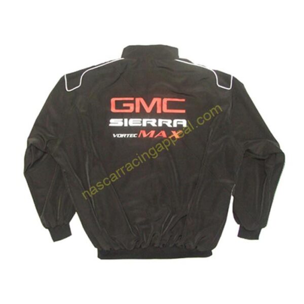 GMC Sierra Racing Jacket, Vortec Max Black, NASCAR Jacket, - Image 2