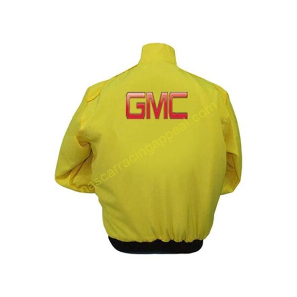 GMC Yellow Racing Jacket back
