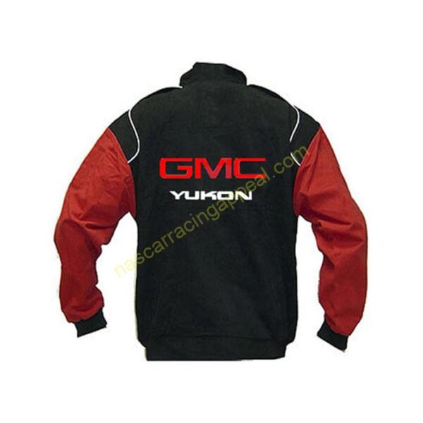 GMC Yukon Black Red Jacket back