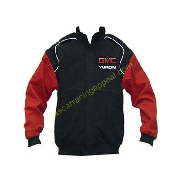 GMC Yukon Racing Jacket Black Red front