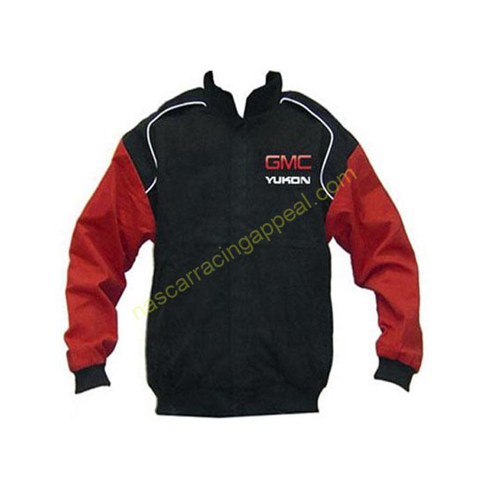 GMC Yukon, Racing Jacket, Black & Red NASCAR Jacket, | NascarRacingAppeal