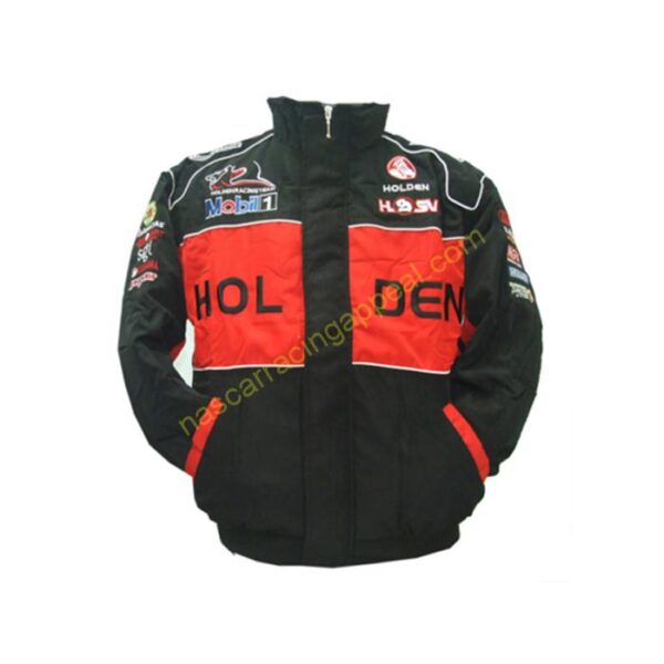 Holden Racing Jacket Team Black and Red Strip