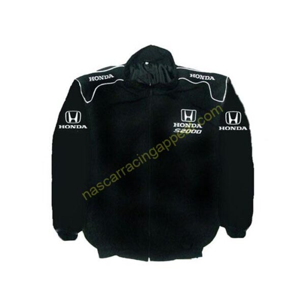 Honda S2000 Racing Jacket Black, NASCAR Jacket,