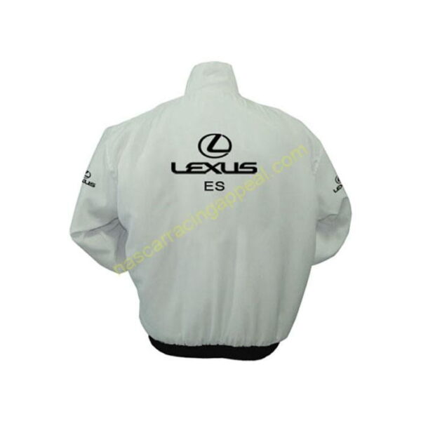 Lexus ES Racing Jacket White back