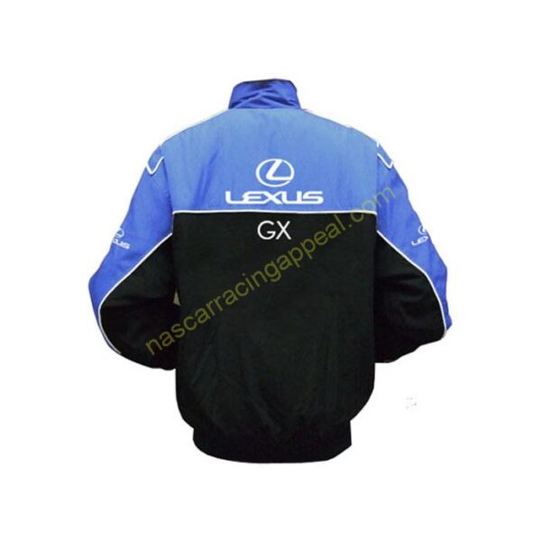 Lexus GX Blue Black Jacket back