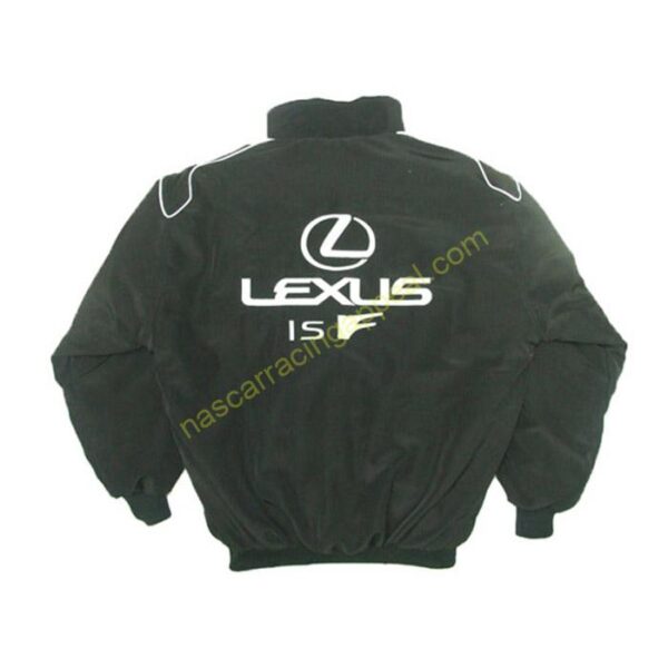 Lexus IS F Racing Jacket Black, NASCAR Jacket, - Image 2