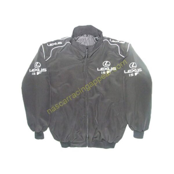 Lexus IS F Racing Jacket Black, NASCAR Jacket,