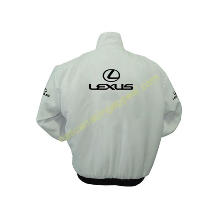 Lexus Racing Jacket White, NASCAR Jacket, | NascarRacingAppeal