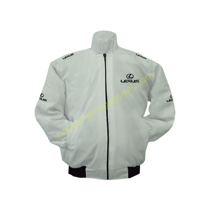Lexus Racing Jacket White, NASCAR Jacket, | NascarRacingAppeal