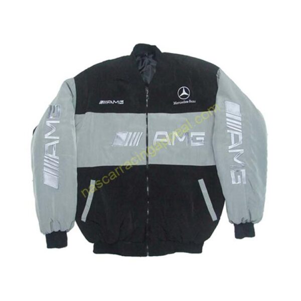 Mercedes Benz AMG, Racing Jacket, Dark Blue, NASCAR Jacket