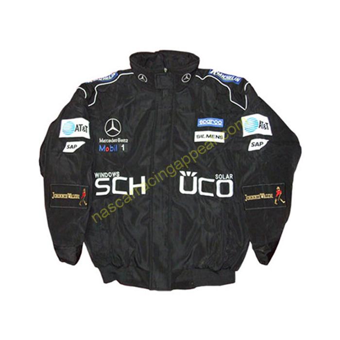 Mercedes Benz Schuco, West Racing Jacket Black, NASCAR Jacket, - Nascar ...