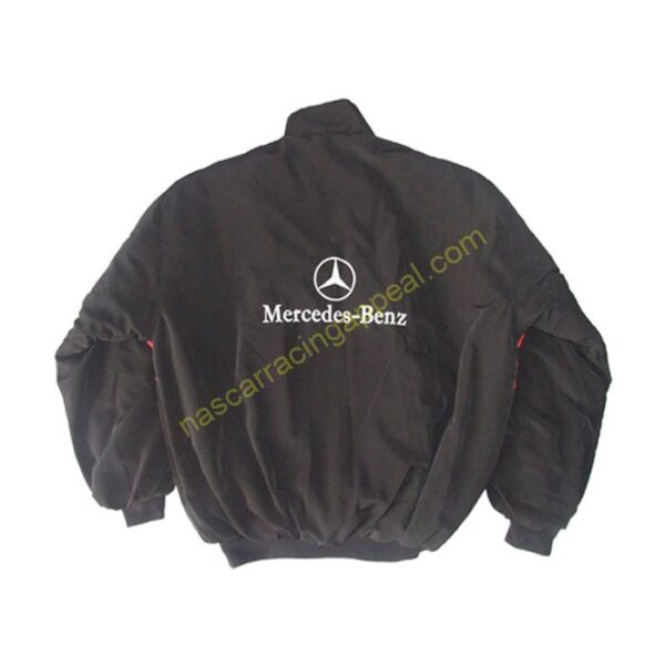 Mercedes Benz Vodafone, Racing Jacket, Black and Red, NASCAR Jacket, - Image 2