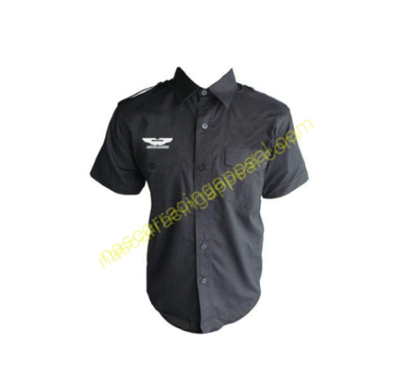 Aston Martin Crew Shirt Hemmed Black, Racing Shirt, NASCAR Shirt,