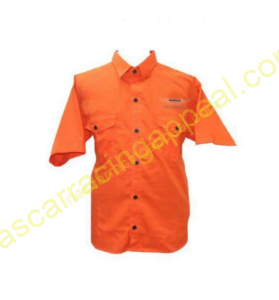 Aston Martin Crew Shirt Orange, Racing Shirt, NASCAR Shirt,