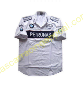 BMW Petronas Crew Shirt White, Racing Shirt, NASCAR Shirt,