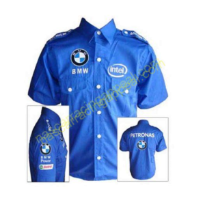 BMW Petronas Intel Crew Shirt Royal Blue, Racing Shirt, NASCAR Shirt,