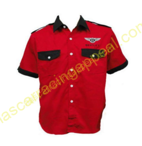 Bentley Crew Shirt Red and Black, Racing Shirt, NASCAR Shirt,