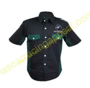 Buick Crew Shirt Black and Dark Green, Racing Shirt, NASCAR Shirt,