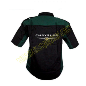 Chrysler Crew Shirt Black and Green, Racing Shirt, NASCAR Shirt,