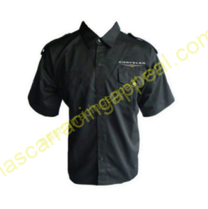 Chrysler Crew Shirt Black, Racing Shirt, NASCAR Shirt,
