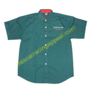 Chrysler Crew Shirt Dark Green, Racing Shirt, NASCAR Shirt,