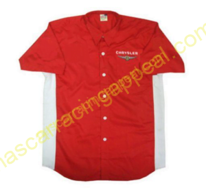 Chrysler Crew Shirt Red and White, Racing Shirt, NASCAR Shirt,