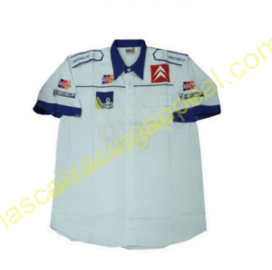 Citroen Crew Shirt Blue and White