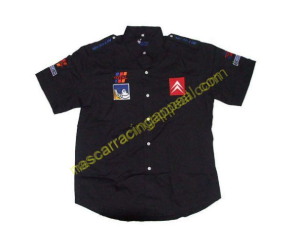 Citroen Sport Crew Shirt Dark Black, Racing Shirt, NAASCAR, Shirt,