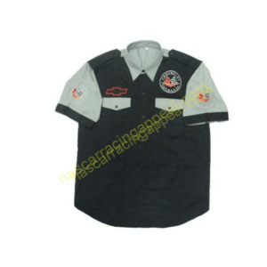 Corvette C1 Racing Crew Shirt Black and Light Gray, Crew Shirt, NASCAR Shirt,