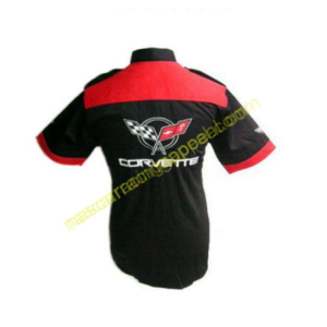 Corvette C5 Racing Shirt, Crew Shirt Black and Red, Crew Shirt, NASCAR Shirt,