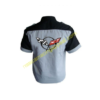 Corvette C5 Racing Shirt, Crew Shirt Light Gray and Black, Crew Shirt, NASCAR Shirt,
