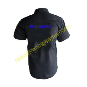 Daimler Racing Shirt, Crew Shirt Hemmed Black, NASCAR Shirt,