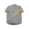 Dodge Racing Shirt, Crew Shirt Dark Gray and Red, NASCAR Shirt,