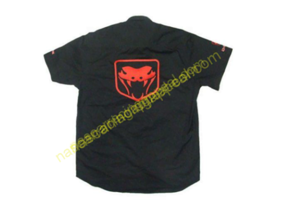 Dodge Racing Shirt, Viper Crew Shirt Black, NASCAR Shirt,