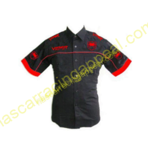 Dodge Racing Shirt, Viper SRT-10 Crew Shirt Black, NASCAR Shirt,