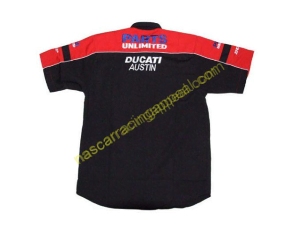 Ducati Racing Shirt, Austin Crew Shirt Red and Black, NASCAR Shirt,