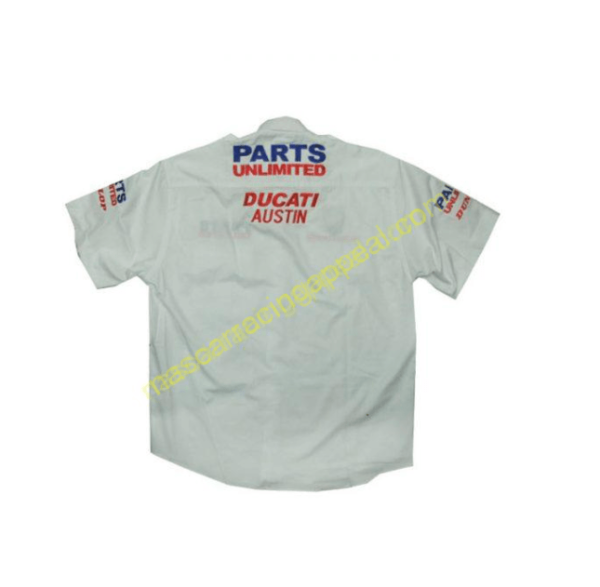 Ducati Racing Shirt, Austin Crew Shirt White, NASCAR Shirt,