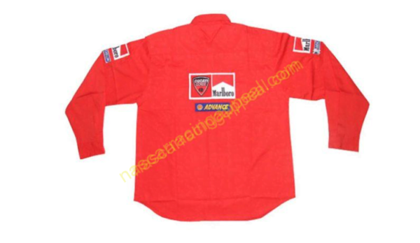 Ducati Racing Shirt, Long Sleeve Red Shirt, NASCAR Shirt,