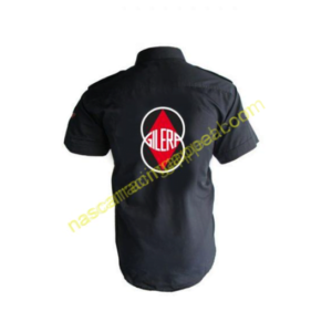 Gilera, Racing Shirt, Pit Crew Shirt Hemmed Black, NASCAR Shirt,