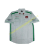 Honda Racing Shirt, Crew Shirt White And Dark Green, NASCAR Shirt,