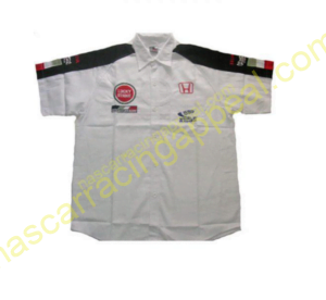 Honda F1 Racing Shirt, Pit Crew Shirt White And Black, NASCAR Shirt,