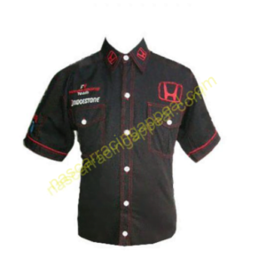 Honda Racing Shirt, F1 Team Crew Shirt Black, NASCAR Shirt,