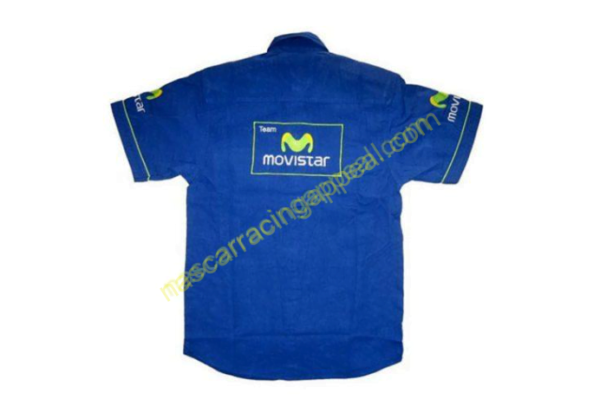 Honda Racng Shirt, Movistar Blue Crew Shirt, NASCAR Shirt,