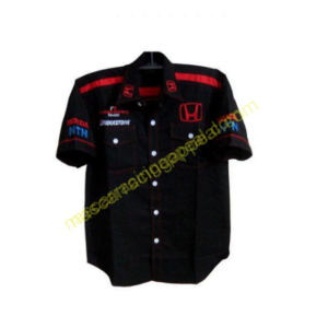 Honda Racing Shirt, Pit Crew Shirt Black, NASCAR Shirt,