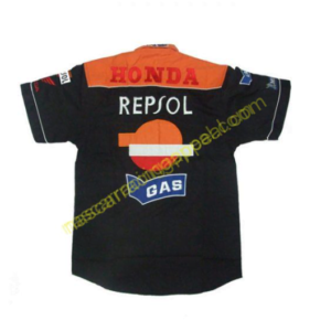 Honda Racing Shirt, Racing HRC Crew Shirt Black, NASCAR Shirt,