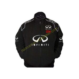 Infiniti Q56 Black Racing Jacket , NASCAR Jacket,